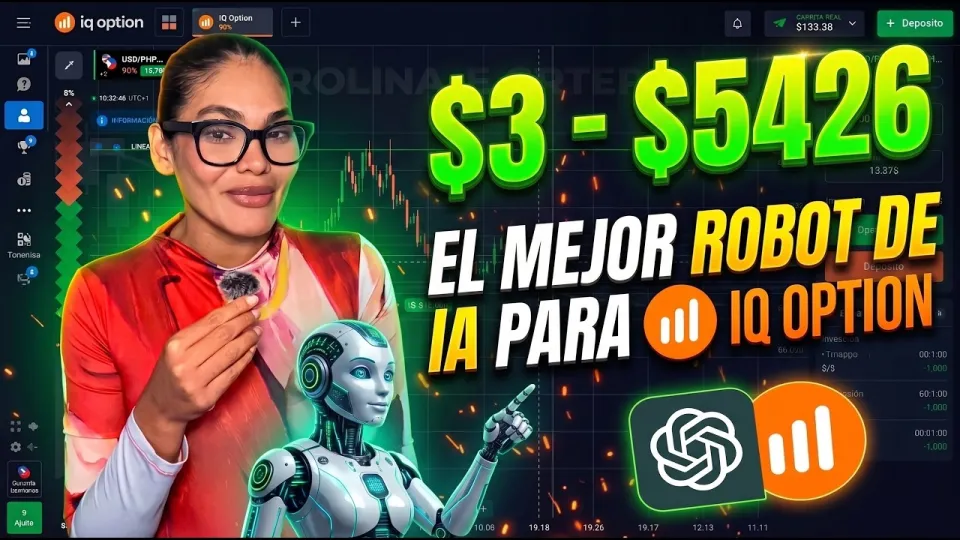 IQ OPTION ESTRATEGIA CON IA 🤖 BOT DE TRADING PASO A PASO